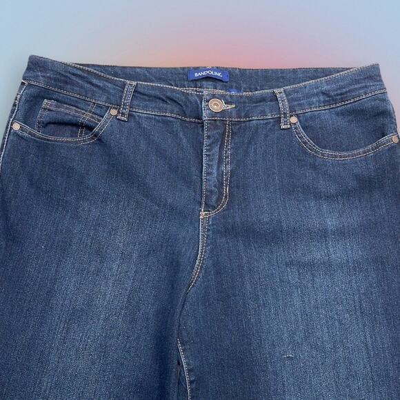 BANDOLINO Women’s 16 Petite MANDIE FIT Blue Jeans - Picture 1 of 5